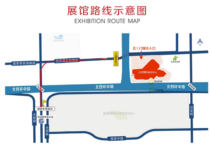 ALL IN 2023人力资源服务展地图示意